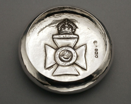 Arts and Crafts Commemorative Silver Bowl - The Kings Royal Rifle Corps